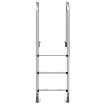 VidaXL Zwembadladder 54x38x158 cm 304 roestvrijstaal VidaXL Zwembadladder 54x38x158 cm 304 roestvrijstaal