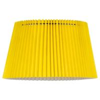 Papieren Gevouwen Lampenkap - Conisch - Geel - ø40 x 24 cm - E27 fitting - Voor Staande Lamp - Ontworpen voor woonkamer en eetkamer - thumbnail