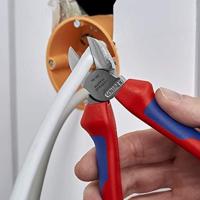 Knipex KNIPEX 70 05 160 T Werkplaats Zijkniptang Met zekeringoog 160 mm - thumbnail