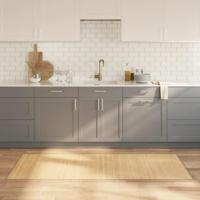 Vloerkleed rechthoekig 80x200 cm bamboe lichtnaturel - thumbnail