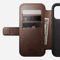 Nomad Magnetic Horween leather back iPhone 17 Pro Max - Black - thumbnail