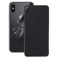 Gemakkelijk vervanging grote camera gat glas terug batterij cover met lijm voor iPhone XS Max (zwart) - thumbnail
