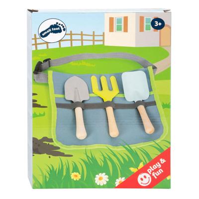 Small Foot - schoudertas met tuingereedschap, 4dlg.