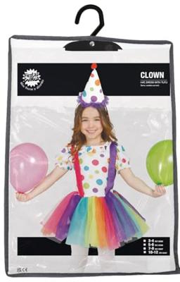 Clownspakje meisjes stippen