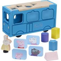 Peppa Pig Houten Schoolbus/Vormenstoof - thumbnail