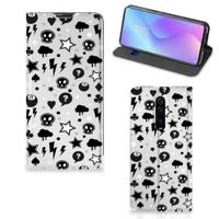 Mobiel BookCase Xiaomi Redmi K20 Pro Silver Punk - thumbnail