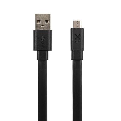 Xtorm Flat USB to Micro USB cable (3m) Black