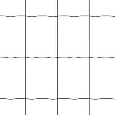 Euro Hek Grijs 1.6 x 10 m PVC-gecoat ijzer