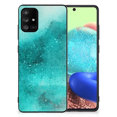 Kleurrijke Telefoonhoesje Samsung Galaxy A71 Painting Blue