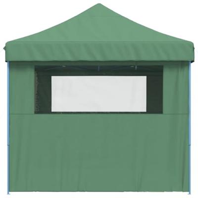 Partytent inklapbaar pop-up met 4 zijwanden groen