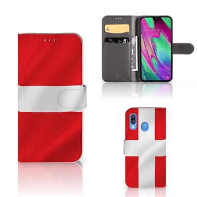 Samsung Galaxy A40 | Bookstyle Case | Denemarken Samsung Galaxy A40 | Bookstyle Case | Denemarken