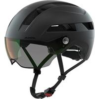Olympic Sportswear Alpina sports urban helm soho visor v 52-56 mat zwart - thumbnail
