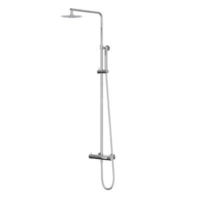 Regendoucheset IVY Bond Opbouw Thermostatisch 30 cm Medium Staaf Handdouche Chroom Regendoucheset IVY Bond Opbouw Thermostatisch 30 cm Medium Staaf Handdouche Chroom