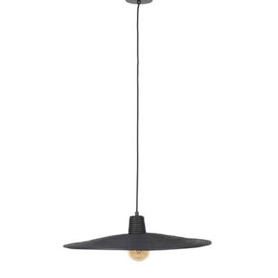 Zuiver Hanglamp 'Balance' Rotan, Ø60cm, kleur Zwart