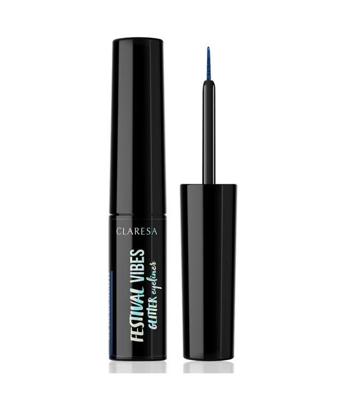 Claresa festival vibes glitter eyeliner 02 blueglow 4gr.