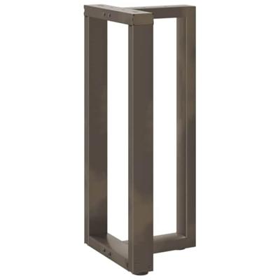 Bartafelpoten 2 st T-vormig 40x35x(90-91) cm staal naturel - thumbnail