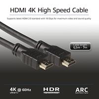 ACT AK3902 High Speed Ethernet Kabel HDMI-A Male/Male - 2 meter - thumbnail