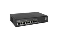 LevelOne GES-2208 netwerk-switch Managed L2 Gigabit Ethernet (10/100/1000) Zwart - thumbnail