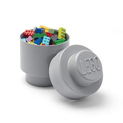 Room Copenhagen LEGO Storage Brick 1 rond Grijs opbergdoos Room Copenhagen LEGO Storage Brick 1 rond Grijs opbergdoos