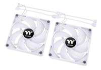 Thermaltake CL-F153-PL12SW-A PC-ventilator Wit, Transparant, RGB (b x h x d) 120 x 120 x 25 mm - thumbnail