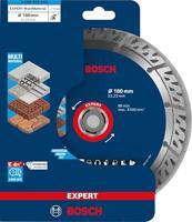 Bosch Accessories 2608900662 EXPERT MultiMaterial Diamanten doorslijpschijf Diameter 180 mm Boordiameter 22.23 mm Steen, Beton, Baksteen 1 stuk(s) - thumbnail