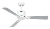 CasaFan ECO NEO III 103 WE-WE/LG WiFi Flügel Weiß/Lichtgrau Plafondventilator 16 W (Ø x h) 103 cm x 360 mm Wit Met afstandsbediening, Timer, Met wintermodus, - thumbnail
