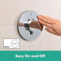 Hansgrohe Showerselect Comfort S thermostaat - inbouw - 2 functies - zekerheidscombinatie toepasbaar bad/vul combinatie - chroom 15556000 - thumbnail