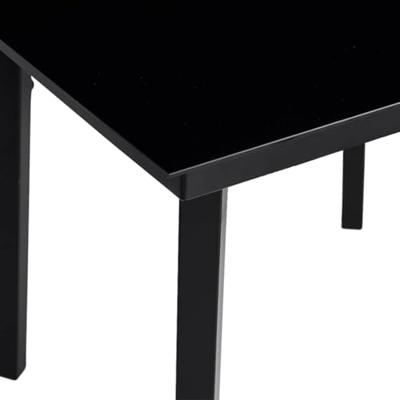 5-delige Tuinset met kussens poly rattan glas bruin - thumbnail