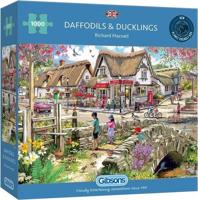 Gibsons Puzzel Daffodils and Ducklings 1000 Stukjes - thumbnail