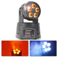 BeamZ MHL90 Mini wash LED moving-head 5x 18W RGBAW-UV - thumbnail