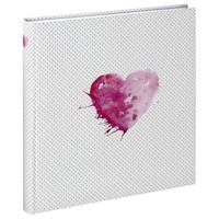 Hama Boekalbum Lazise 29x32 Cm 50 Witte Pagina&apos;s Pink - thumbnail