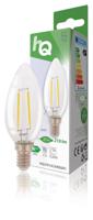 HQ lfe14cand001 led retro filament lamp e14 kaars 2 w 210 lm 2700 k - thumbnail