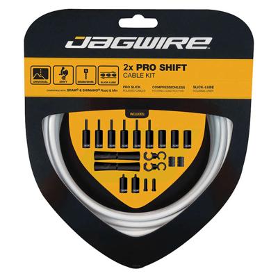 JAGWIRE 2x pro shift kit - white