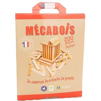 Mecabois - Vat van 200 stuks - Houten bordspellen bouwen - Gemaakt in Frankrijk Mecabois - Vat van 200 stuks - Houten bordspellen bouwen - Gemaakt in Frankrijk
