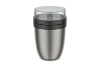 Mepal Lunchpot ellipse - geïsoleerd - nordic black - 500 ml + 200 ml - thumbnail