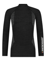 Poederbaas Thermoshirt Heren Technical Longsleeve Zwart-XXL - thumbnail