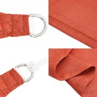 Zonnezeil 160 g/m 2x4,5 m HDPE terracottakleurig - thumbnail