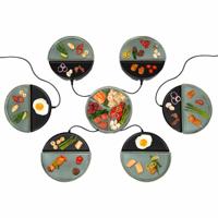 Chef's Dinner Party - Gourmetstel - Glazed Grey - 6 personen - PFAS-vrij - thumbnail