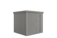 Biohort Neo 2B metalen tuinhuis enkele deur kwartsgrijs 236x236 cm - thumbnail