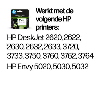 Originele inkt cartridge HP 304XL Tricolor - thumbnail