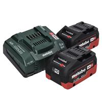 Metabo Accu-haakse slijper | 125 mm | WB 18 LT BL 11-125 quick | 18V 2X8AH LIHD | lader asc 145 | metabox 165 L 613054810 - thumbnail