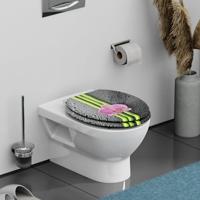 MDF WC-bril ASIA met soft-close lange levensduur: extreem onbreekbaar en krasbestendig comfort en functie: geruisloos sluiten dankzij de automatische valrem eenvoudig schoon te maken dankzij het - thumbnail