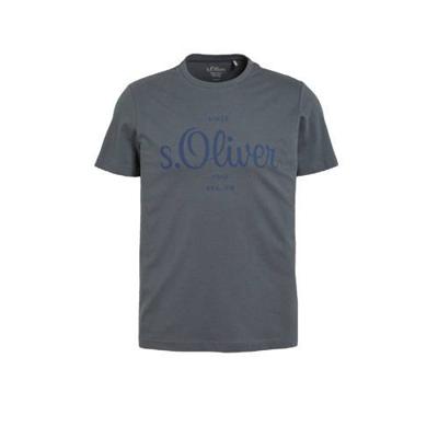 s.Oliver T-shirt met logo donkergrijs s.Oliver T-shirt met logo donkergrijs