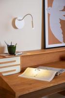 Lucide JOLIJN - Oplaadbare Bedlamp / Wandlamp - Accu/Batterij - Ø 11 cm - LED - 1x2W 3000K - Magnetisch - Wit - thumbnail