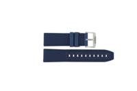 Horlogeband Tissot T1214204705106C / T604047744 Leder/Textiel Blauw 23mm - thumbnail