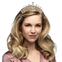 Metalen tiara Royal Sophia - thumbnail