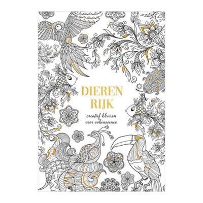 Lantaarn Publishers Dierenrijk - kleurboek voor volwassenen