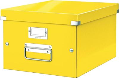 Leitz Click And Store Opbergdoos A4, 60440016, medium - geel