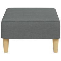 Voetenbank 77x55x31 cm stof donkergrijs - thumbnail