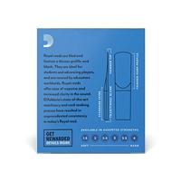 D&apos;Addario Woodwinds RIB1035 Rico Royal rieten voor sopraansax nr 3.5 (10 stuks) - thumbnail